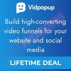 Vidpopup Appsumo Lifetime Deal